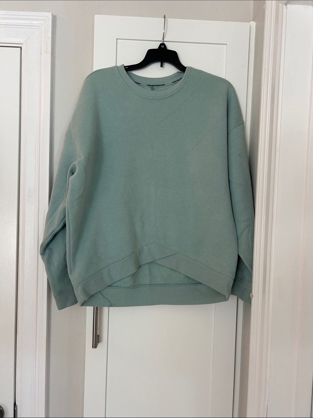 Calvin Klein Performance Mint Green Crewneck Sweatshirt